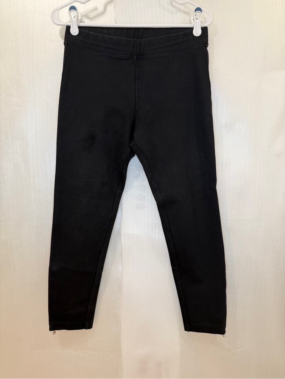 GAP Black Legging Mid Rise Classic Stretch Ankle Zip Pants Medium